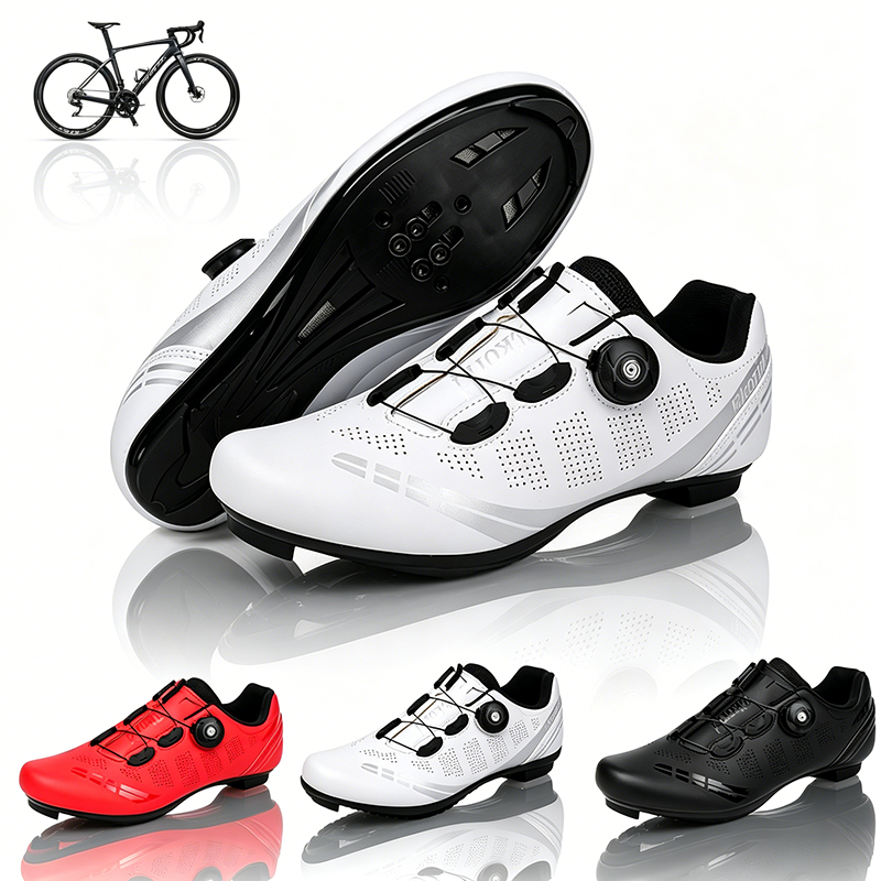 Clipless Mtb Shoes - Breathable Mesh Cycling Shoes Lightweight Stiff