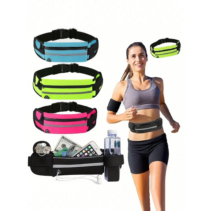 Cycling Gear Essentials - High-elastic nylon running waist pack with