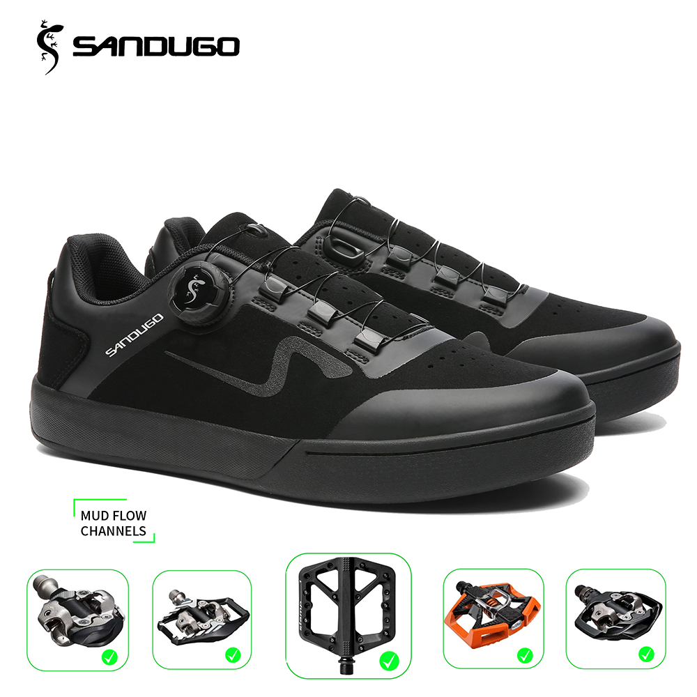 Clipless Mtb Shoes - Sandugo Mountain Bike Enduro D/H shoes