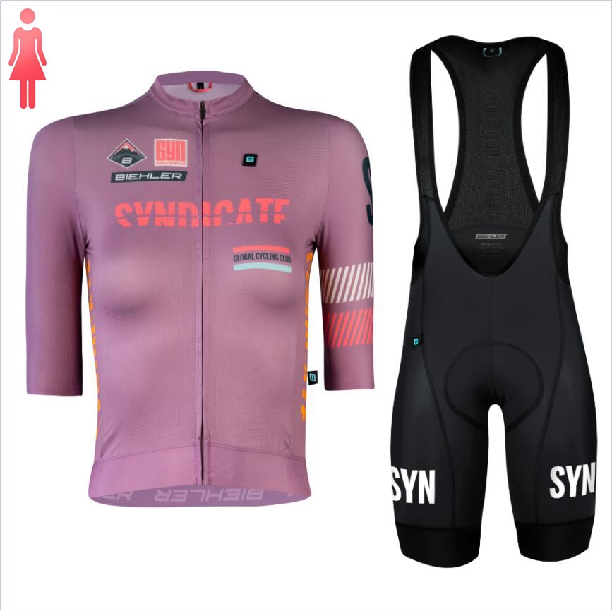 SYN Purple short sleeve Jersey - Cycling Gear Women Sale review and price