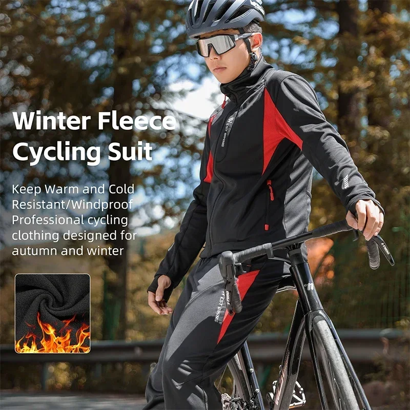 WEST BIKING Men's Winter Cycli - Cycling Gear Women Sale review and price