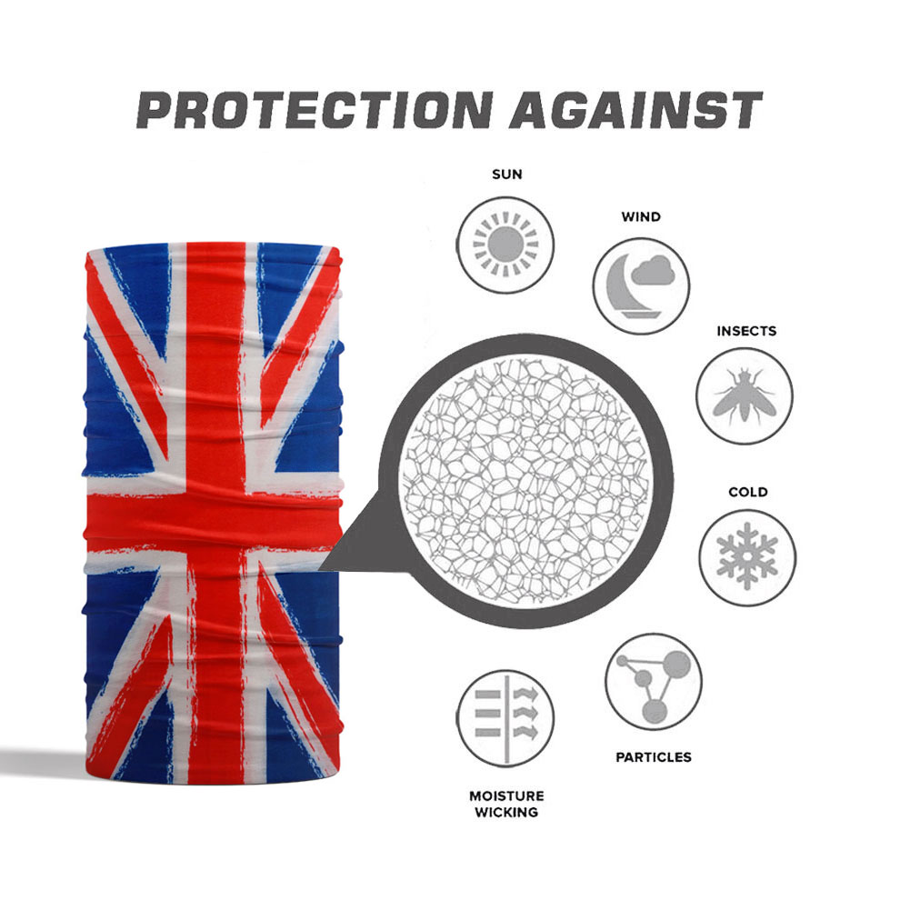UK Union Flag Neck Tube Bandan - Mens Cycling Gear Uk review and price